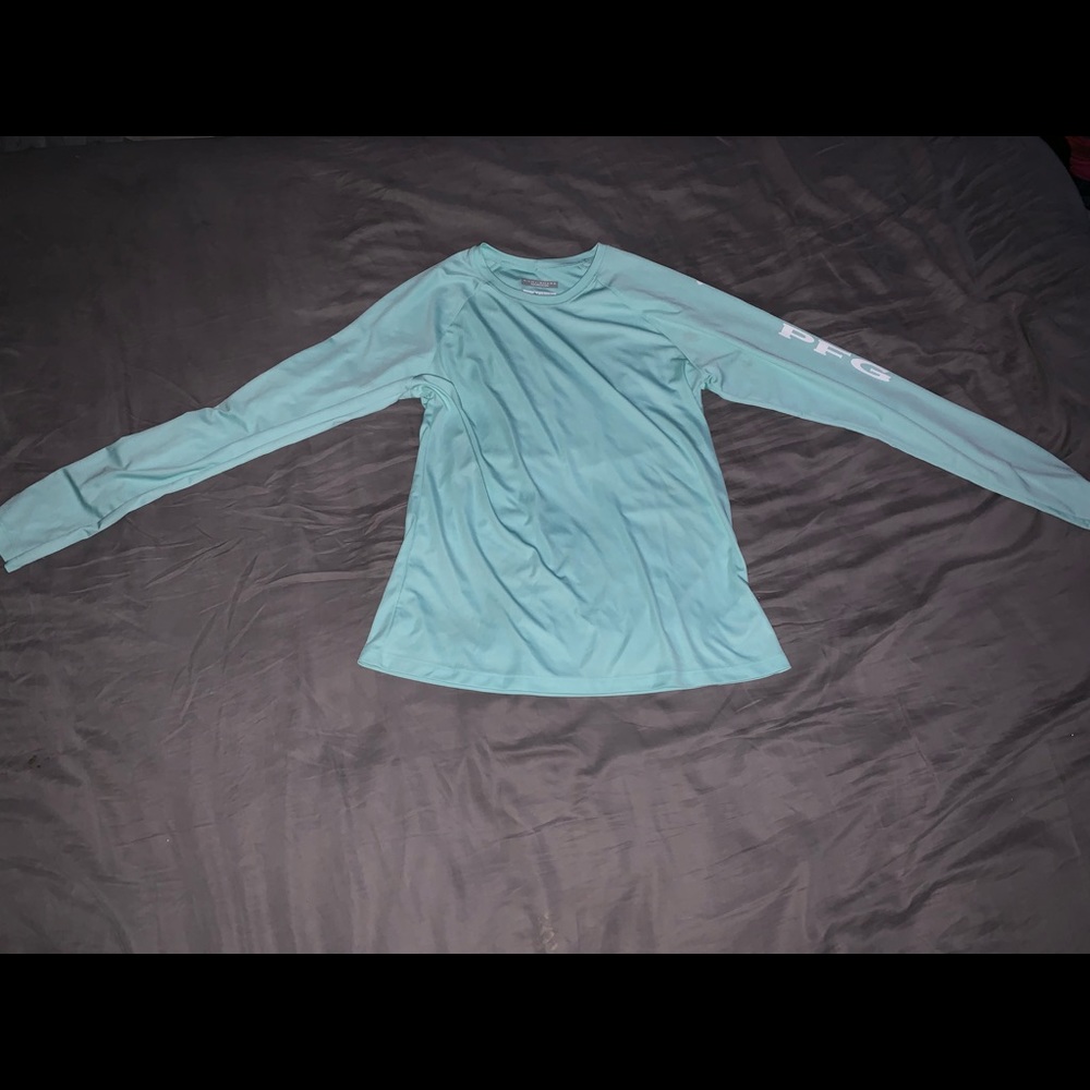 This is a PFG Columbia sun protection shirt